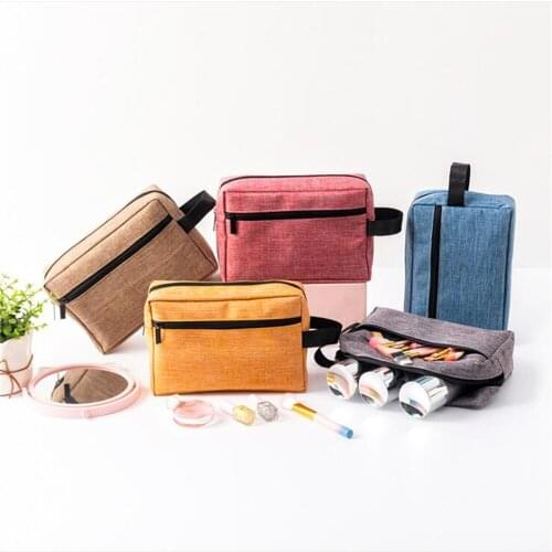 New Storage Cosmetic Bags Travel Handbag Fashion Waterproof Toiletry Women Men Male Handbag Wash Kit Storage Hand Bag