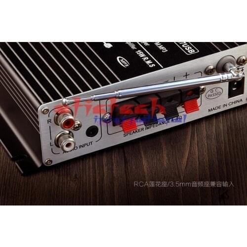 By DHL or Fedex 50 pcs lepy music 12v amplifier hi-fi stereo amplifier A7USB fm Power amplifier home audio amplifier