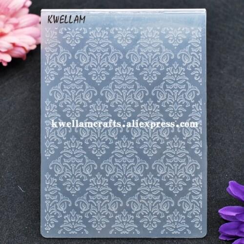 Diamond Pattern Plastic Embossing Folder For Scrapbook DIY Album Card Tool Plastic Template 10.6x14.5cm KW7121503