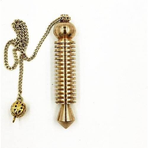 Pendant pendule divination pendants for Reiki Healing Divinatio Spiritual Wicca Men Amulet Screw Shape Pendulum energy therap