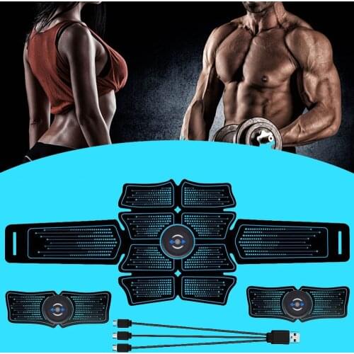 EMS Abdominal Muscle Belt Electrostimulation ABS Stimulator Hip Muscular Trainer Toner Home Gym Fitness Equipment Hip Trainer