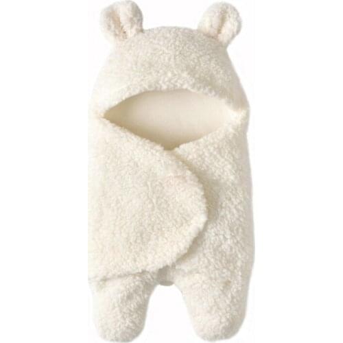 0-12M Newborns Baby Blanket Newborn Baby Swaddle Wrap Soft Winter Baby Bedding Receiving Blanket Sleeping Bag 1pc