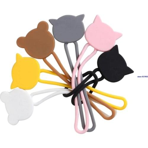 High Quality Silicone Lovely Cute Animal Shape Tie Rope Cable Winder