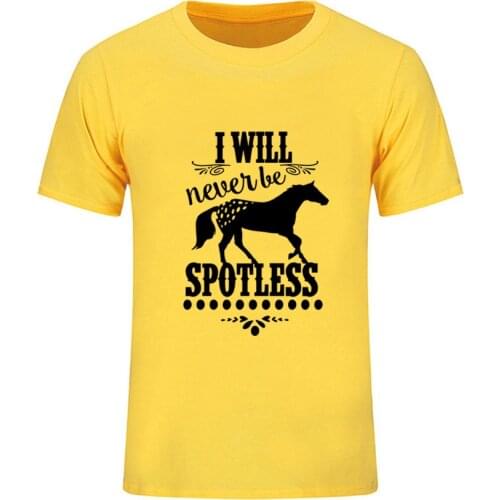 I Will Never Be Spotless -Appaloosa Horse New 2020 Mens Sleeves T Shirt Print Dead Industries By Daylight Alpha Regata Masculina