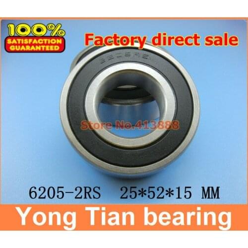 1pcs) SUS440C environmental corrosion resistant stainless steel bearings (Rubber seal cover) S6205-2RS 25*52*15 mm