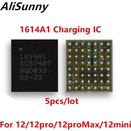 AliSunny 5pcs U2 USB ic 1614A1 for iPhone 12 Pro Max 12mini 12Pro 12PM Charging Charger 1614A1 Chip ic parts