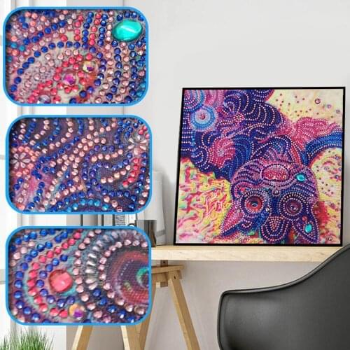5D DIY Cartoon Animal Diamond Painting Cross Stitch Wall Decor Diamond Embroidery Resin Partial Special Shaped Rhinestone