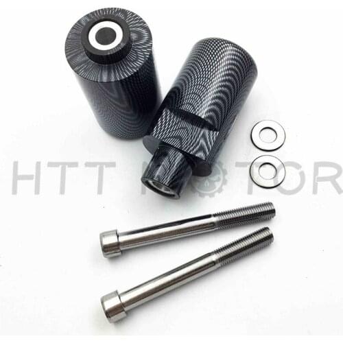 Aftermarket free shipping Motorcycle Parts No Cut Frame Slider Crash Protector For Suzuki 2004 2005 GSXR 600 750 Carbon Fiber
