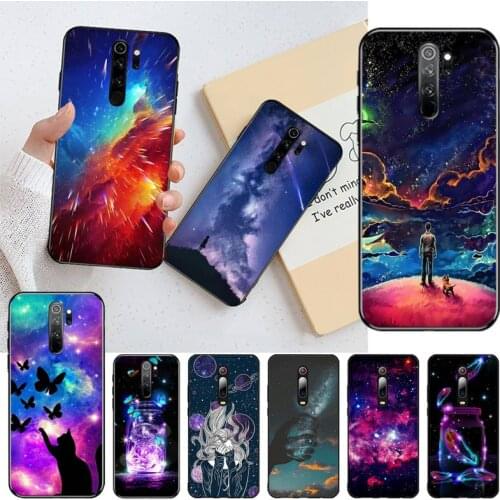 Colorful space for galaxy universe Phone Case for Redmi 9A 8A 7 6 6A Note 9 8 8T Pro Max Redmi 9 K20 K30 Pro