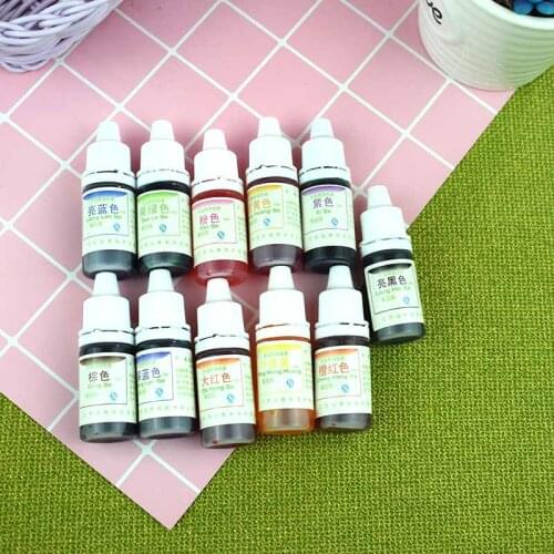 HOT Dyeing Pigment Slime Crystal Mud UV Resin Dyeing Water Oil Dual Use Pigment DIY Craft NDS66