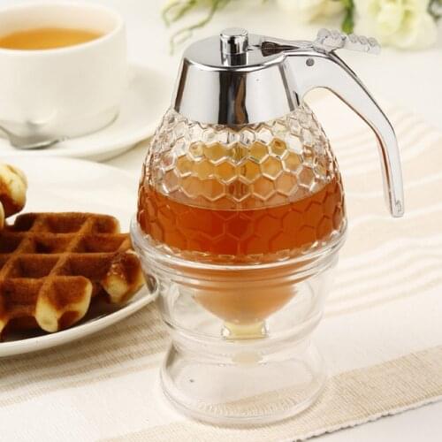 Crystal canister honey pot jar mason Household seasoning bottle Acrylic spice storage Transparent stainless steel lid spices