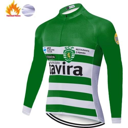 2020 tavira team cycling jersey winter Thermal Fleece maillot ciclismo invierno hombre Outdoor jersey bike camiseta bicicleta