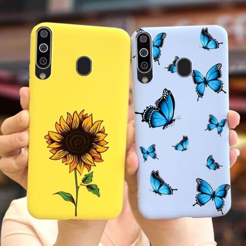 Cute Sunflower Case For Samsung M10 M20 M30 Case Silicone Soft TPU Fundas For Samsung Galaxy M10 M20 M30 M105F M205F Phone Cover