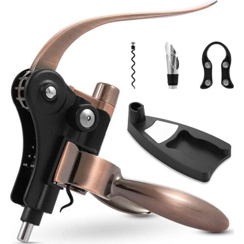 LUDA Wine Bottle Opener Wine Opener Set-Wine Corkscrew Kit For Families And Parties-Bronze