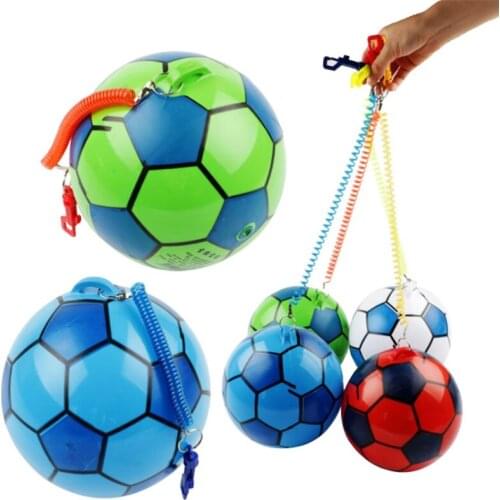 New Inflatable Football With String Sports Kids Toy Ball Juggling Ball Outdoor