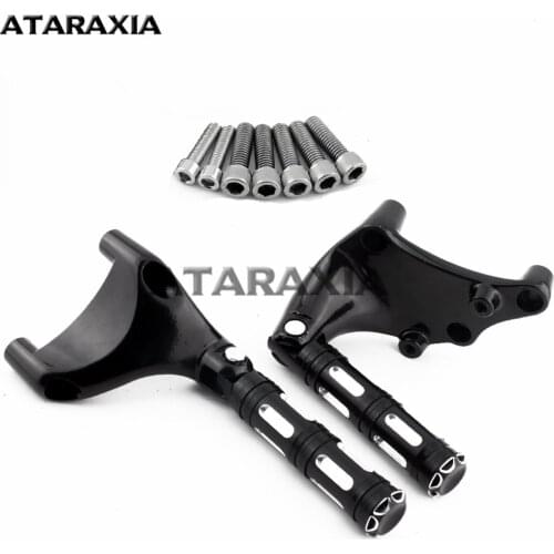 Motorcycle Footrests Passenger Rear Foot Pegs Pedal For Harley Sportster 883 Iron 1200 XL 48 72 Custom Roadster 2014-2018 2019
