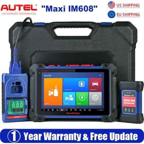 Autel IM608 Key Programming Car IMMO Key ECU Programmer Car Diagnostic Tool Obd2 Scanner Automotriz Profesional