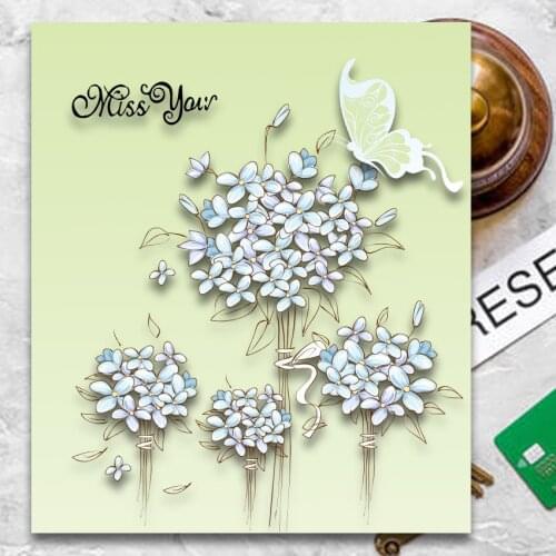 11*16CM Pine Transparent Clear Stamps / Silicone Seals Roller Stamp for DIY scrapbooking photo album/Card Making