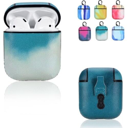 Luxury leather case For Airpods 1 2 Color anti-drop earphone sleeve For Airpods pro cases Good quality leather cover