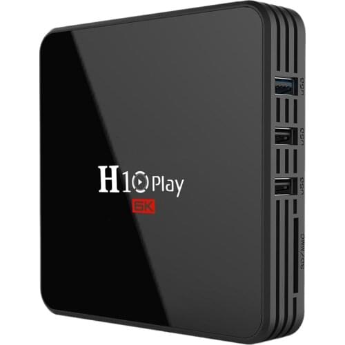 H10 PLAY Smart TV Box Android 9.0 Allwinner H6 Cortex-A53 WiFi Box Smart TV Support TF Card H.265 Decoding 6K Android TV Box