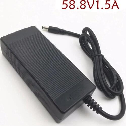 52v charger 58.8V 1.5A Li ion Battery charger DC head for 51.8V 14S Lithium Li-ion e bike bicycle electric bike battery charger