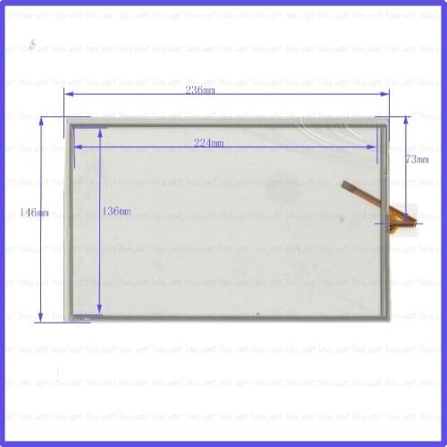 ZhiYuSun 236mm*146mm NEW 10.1inch Touch Screen 4 wire resistive USB touch panel overlay kit 236*146this is compatible