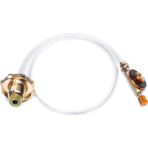Outdoor Camping Propane Refill Adapter Gas Flat Cylinder Tank Coupler Adapter