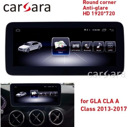 Android radio A w176 touch sreen CLA w117 GPS navi GLA X156 round corner anti-glare HD 1920*720 display dash multimedia player