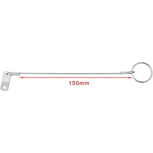 Quick Release Pin W/ 150mm Lanyard Marine 316 Stainless Steel - Bimini Top
