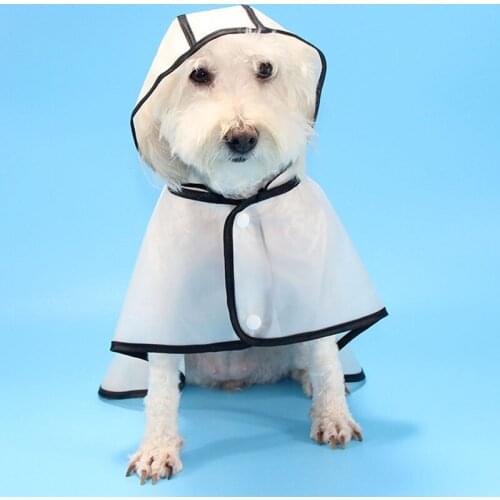Coat Jacket for Rain 8 Sizes Raincoat Clothing Pet Dog Rain Coat for Small Large Dogs French Bulldog Husky Transparent Cloak