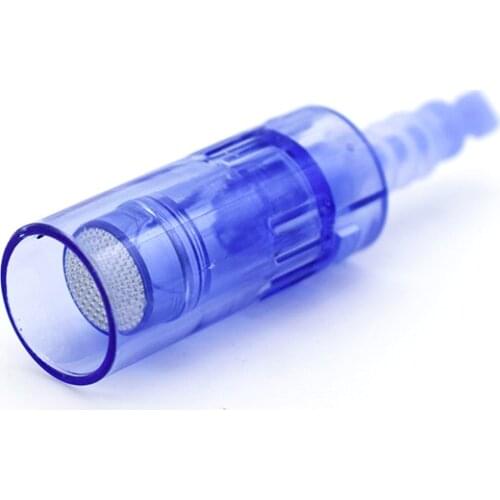 50 Pieces Round Nano Pin Needle Cartridges For Electric Auto Microneedle Derma Pen Nano Ultima A6 Tattoo Tips Replacement