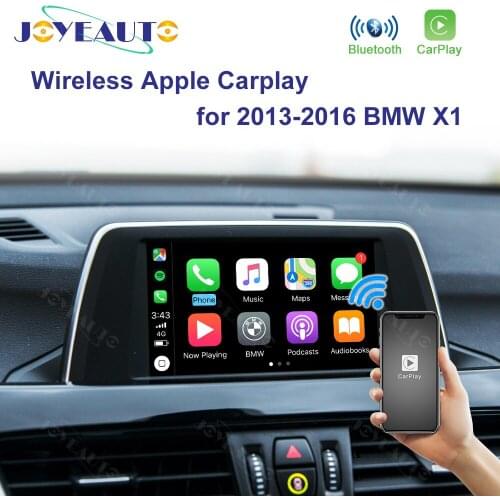 Joyeauto WIFI Wireless Apple Carplay Retrofit X1 F48 NBT 2013-2017 for BMW support Reverse Camera Waze Spotify Google Maps