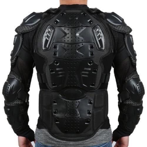 Motorcycle Full Body Armor Jacket Motocross Armor Vest Chest Gear Protective Shoulder Hand Joint Protection Accessories Boy Gift