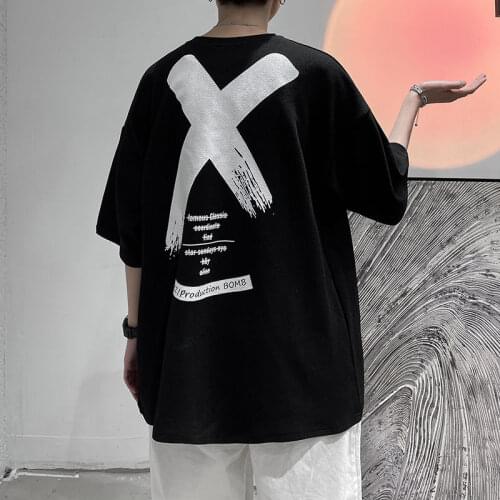 VERSMA 2021 Fashion Japanese Harajuku Printed T-shirts Men Women Summer Hip Hop Streetwear Oversized Loose BF Couple Tshirts Men