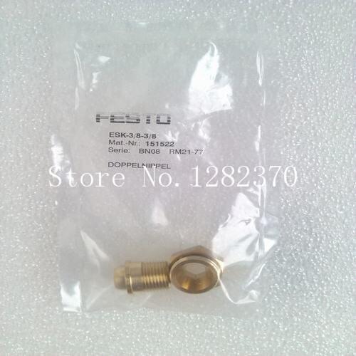 [SA] New original authentic special sales FESTO gas fitting ESK-3 / 8-3 / 8 spot 151522 --10pcs/lot