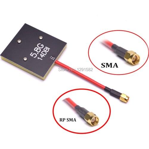 SMA / RP SMA FPV 5.8G 5.8Ghz 14dBi High Gain Panel Antenna 1PCS