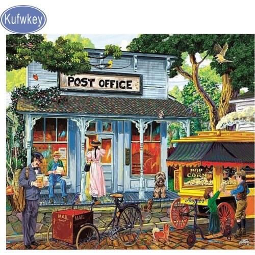 Post office,Diamond embroidery sale diamond painting full square new arrival mosaic almaznaya,christmas decorations for home