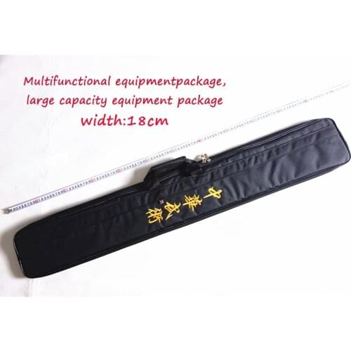 Multifunctional equipment package, large capacity equipment bag Sword Bag - Sword Carrying Case Double mace bag hook bag