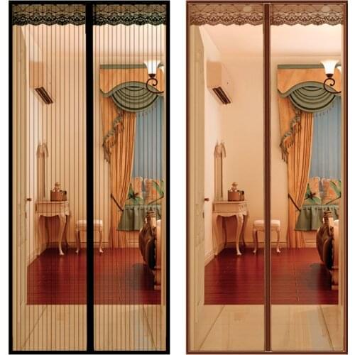 Large Size Anti-Mosquito Curtain Door Net with magnet Hands-free Magnetic Anti fly insect mosquito curtain mesh for door screen