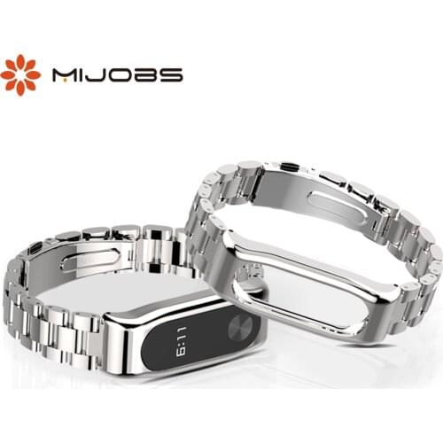 For Mi Band 2 Strap Bracelet for Xiaomi Miband 2 Smart Watches Metal Straps Mi 2 for Xiomi Correas Opaska Pulseira Watchband