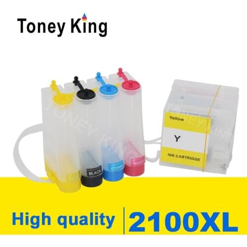 Toney King PGI-2100 CISS Ink Supply System For Canon MAXIFY Ib4010 IB4110 MB5110 MB5310 MB5410 Printer