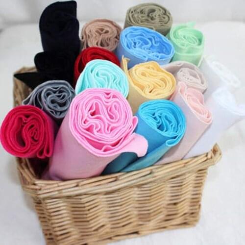 Rib Fabric Colored Cotton Spandex Threaded Cloth Cuffs Collar Waist Lycra High Elastic Fine Ribbed Patchwork DIY Sewing Material