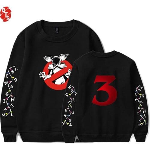 Stranger things 3 O-Neck Sweatshirts Women/Men Long Sleeve Fashion Print Sweatshirts 2018 Hot Sale Casual Clothes Plus Size 4XL