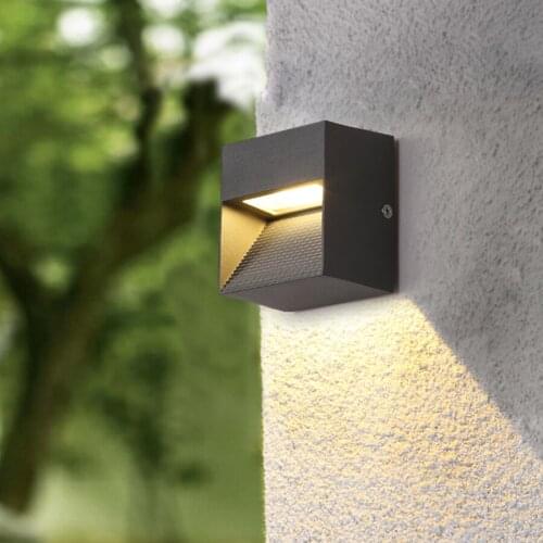 3/5W IP54 Waterproof LED Porch Wall Lamp Outdoor Garden Corridor Balcony Wall Corner Lamps Aluminum Patio LED Step Stair Light