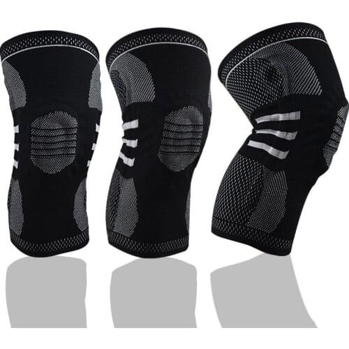 Breathable Knee Pad Sleeve Elastic Braided Leg Warmer Protector Fitness Outdoor Sportswear