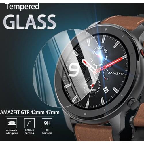1/3/5Pcs 9H Premium Tempered Glass For AMAZFIT GTR 42mm 47mm Smartwatch Screen Protector Film Accessories for AMAZFIT GTR Watch