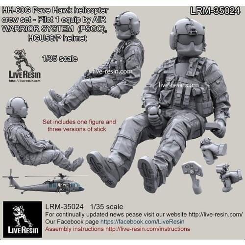1/35 Resin Figure Modern American Army Driver Resin Soldier Lrm-35024