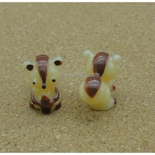 1pcs/lot resin solid gray squirrel cartoon 15mm fairy garden gnome moss terrarium decor crafts bonsai home DIY A113-8