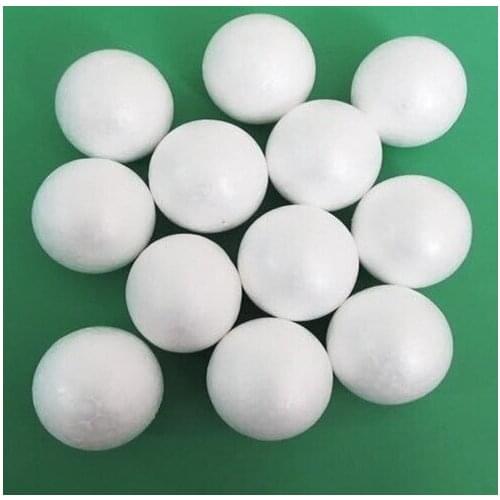 100pcs/lot 3.5-5cm white Modelling Polystyrene foam round ball Craft Handmade DIY Rose Bud For Nylon Stocking Flower Accessories
