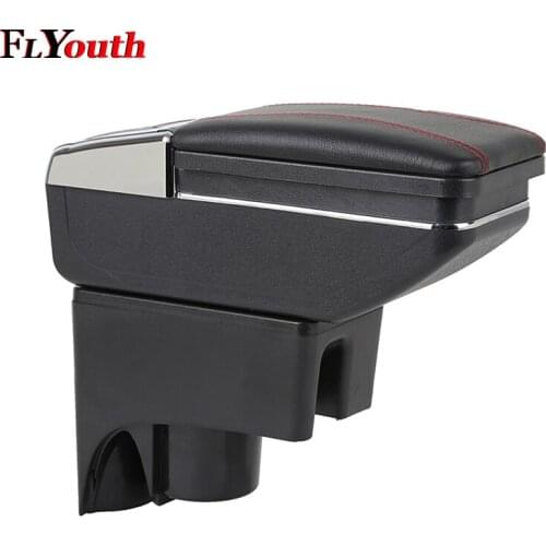 For Nissan LIVINA 2007-2016 Car Armrest Central Store Content Storage Box Cup Holder Ashtray Car-Styling Interior Accessories